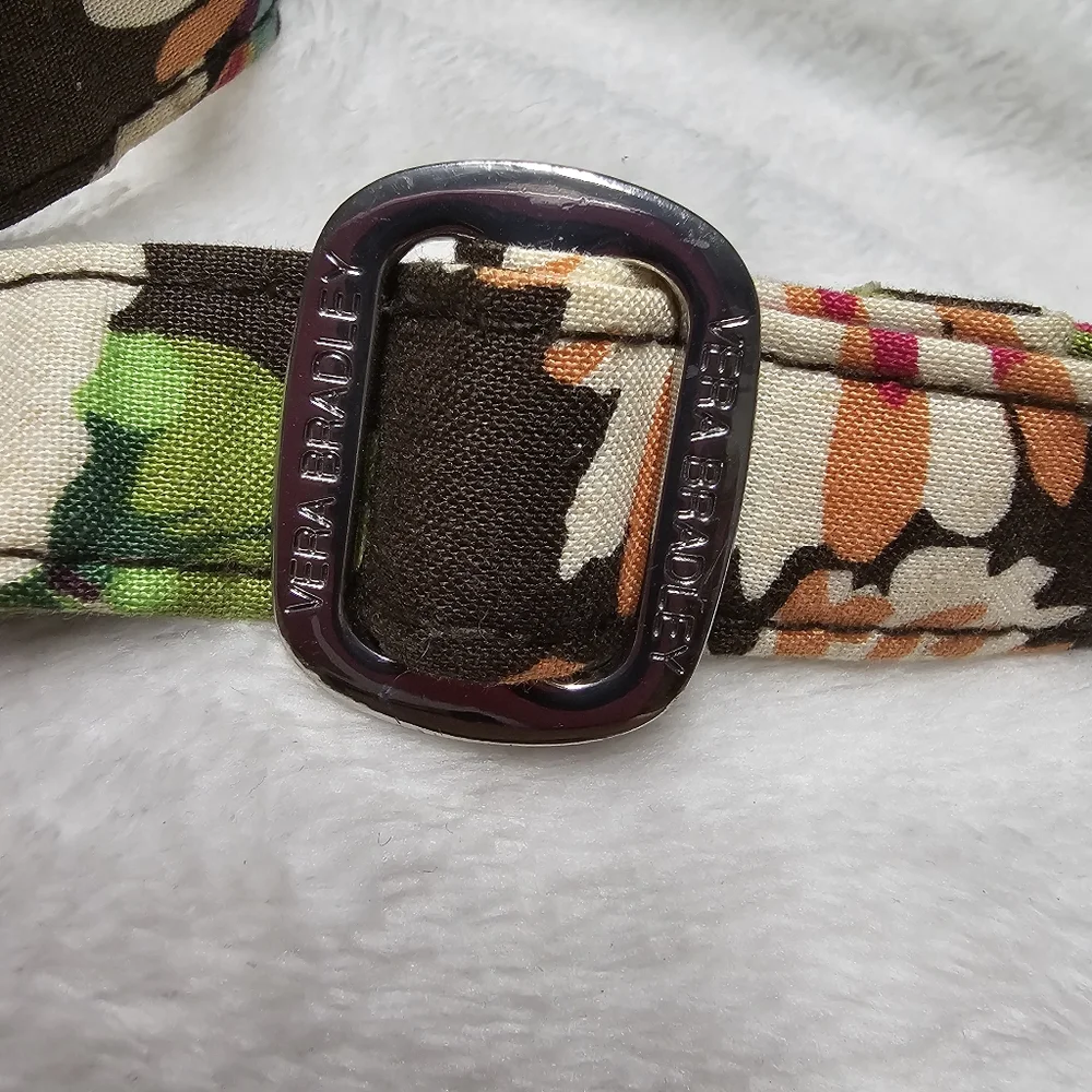 Vera Bradley English Rose Winter 2012  Brown Floral Lizzy Hipster Crossbody Bag